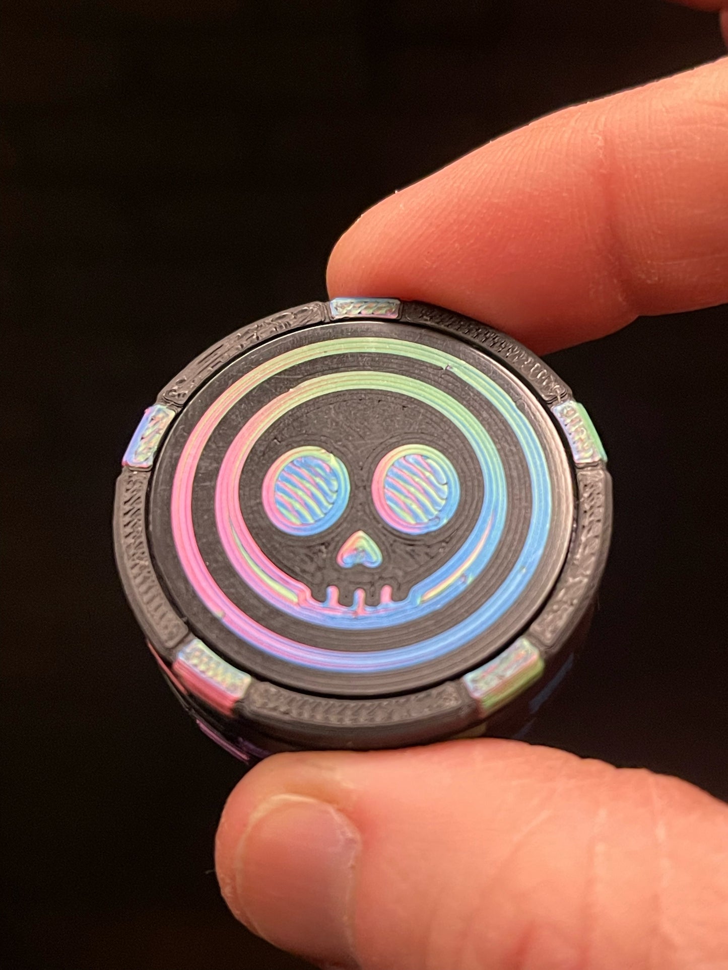 OG Flipster | Pro Chip Stacker Inverted Booty Prism - EDC Premium Flip Tricks Dual Sided Magnetic Fidget (Quiet/Loud Side) Magnetic Slider - Haptic Pop Coin