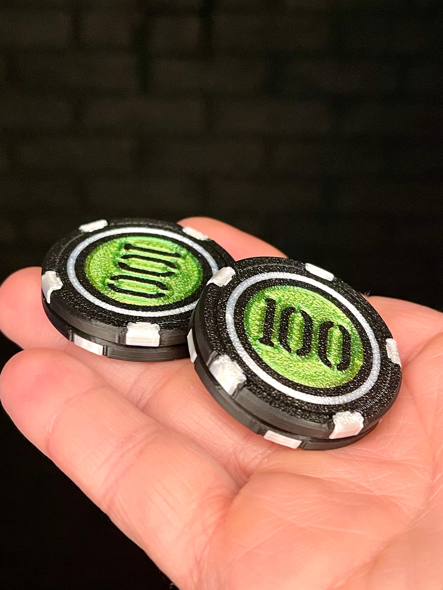 OG Flipster | Pro Chip Stacker 3.0 Money Green - EDC Premium Flip Tricks Dual Sided Magnetic Fidget (Quiet/Loud Side) Magnetic Slider - Haptic Pop Coin