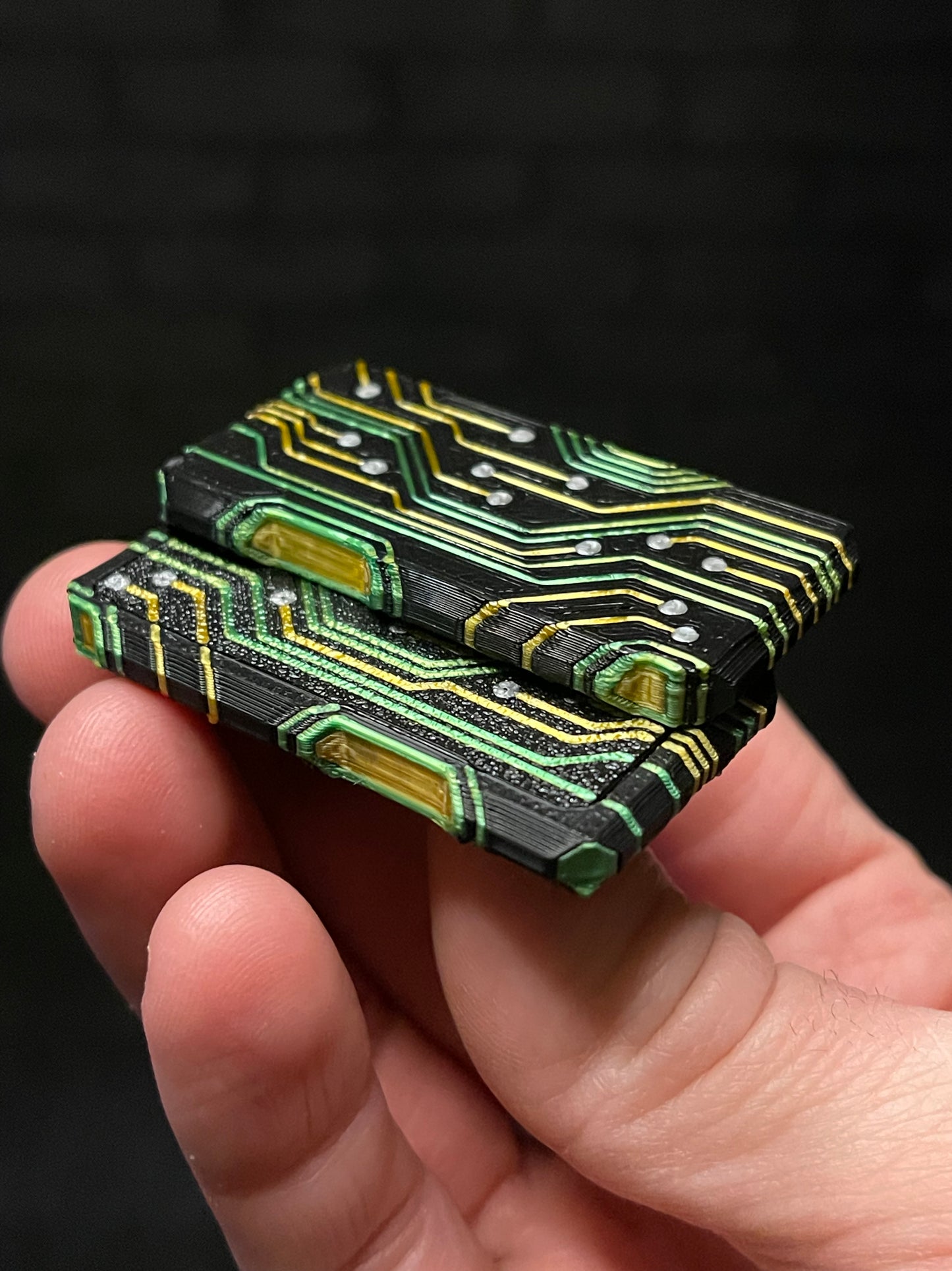 Circuit Board Fidget | EDC Fidget Clicker | Premium Magnetic Fidget Magnetic Slider | ADHD Fidget | Haptic Pop Coin